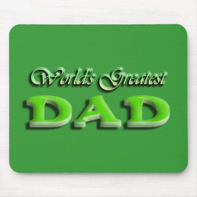 Dad Fathers Day Mouse Pad (Front)