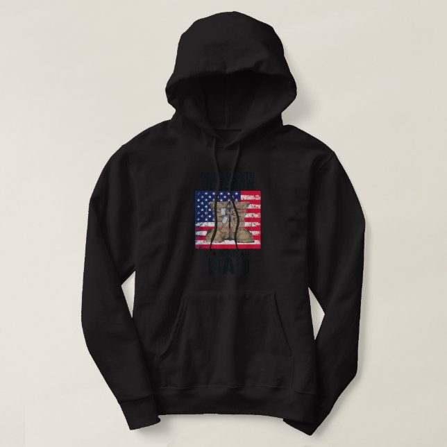 Dad Father's Day My Favourite Veteran Is My Father Hoodie (Design Front)