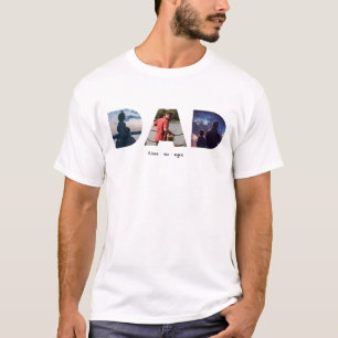 Dad Father's day personalised photo gift T-Shirt