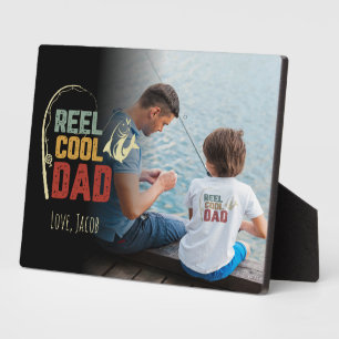 Dad Fishing Custom Photo Gift Plaque