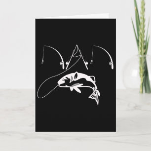 Dad Fishing Fisherman Daddy Fathers Day Gift Shirt Card