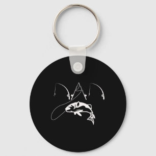Dad Fishing Fisherman Daddy Fathers Day Gift Shirt Key Ring