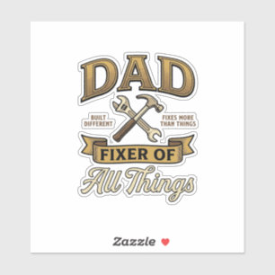 Dad Fixer of All Things Vintage Engraving Shirt_1