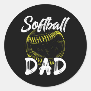 Dad For Him Men Family Matching Players Fathers Da Classic Round Sticker