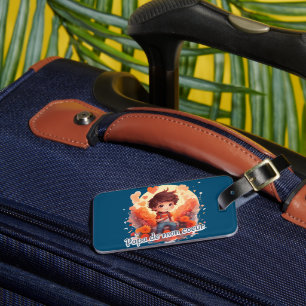 Dad from my heart luggage tag