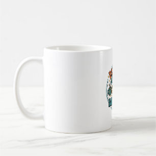 Dad Fuel Coffee and Bad Jokes Vintage Shirt Design Mug