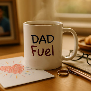 Dad Fuel Funny  Coffee Mug