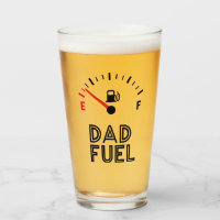 "Dad Fuel" Pint Drinking Glass Cup