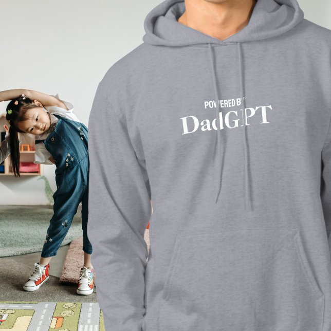 Dad Funny Birthday - Powered By DadGPT - Ai Joke Hoodie (Creator Uploaded)