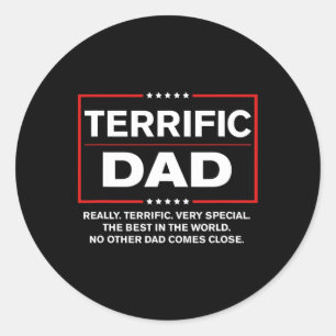 Dad - Funny Donald Trump Fathers Day Gift Classic Round Sticker
