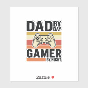 Dad Gamer Vintage Controller T-Shirt Design_1