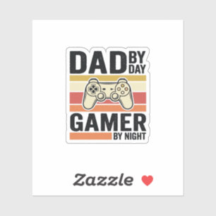 Dad Gamer Vintage Controller T-Shirt Design_1