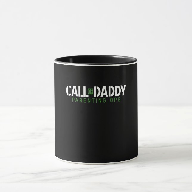Dad Gift | Call Of Daddy Parenting OPS Mug (Center)