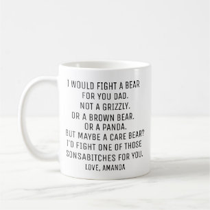 Dad gift, funny Dad Custom gift, Fathers Day, Coffee Mug