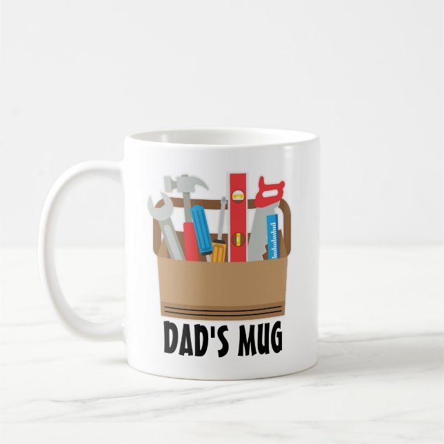 Dad Gift Handyman Fathers Day Coffee Mug (Left)
