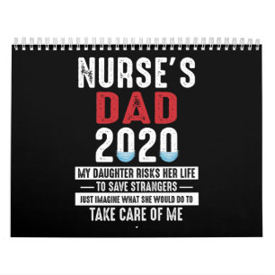 Dad Gift   Nurse's Dad 2020 Memories Gift Calendar