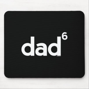 Dad Gifts For Dad Dad Of 6 Six Gift Fathers Day Ma Mouse Pad