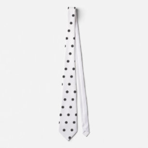 Dad Gifts - Retro Stars black and white Zazzle Tie