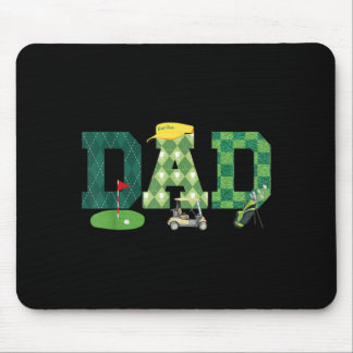 Dad Golf 1st Birthday Mouse Pad