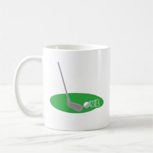 Dad, grand dad fathers day coffee Custom Golf Love Mug