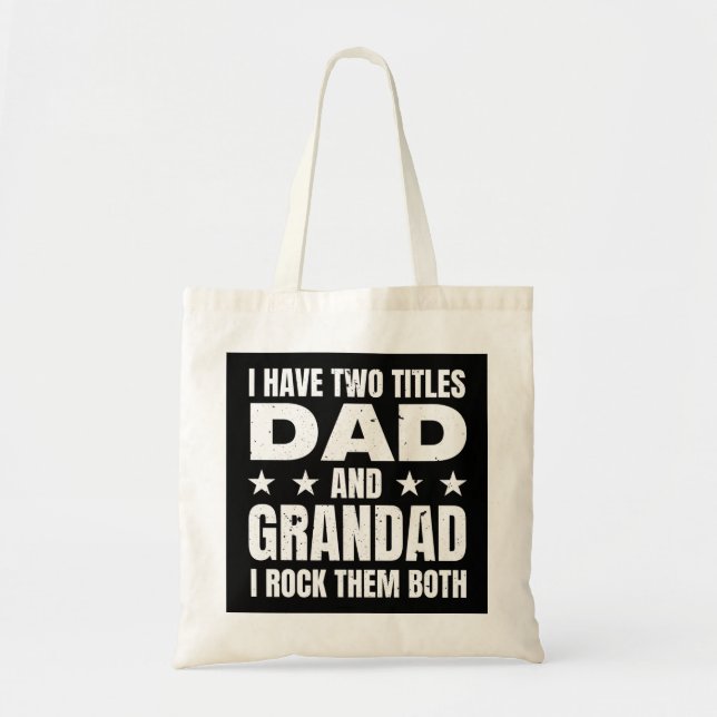 Dad Grandad Tote Bag (Front)