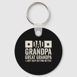 Dad Grandpa Great Grandpa Father&#; s Day Shirt Fr Key Ring