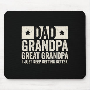 Dad Grandpa Great Grandpa Father&#; s Day Shirt Fr Mouse Pad