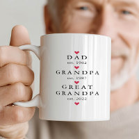 Dad | Grandpa | Great Grandpa Year Est. 