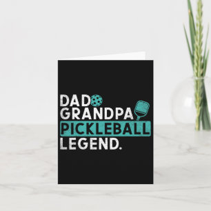 Dad Grandpa Pickleball Legend Pickle Ball Player M Card