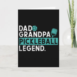 Dad Grandpa Picklell Legend Pickle Ll Player Men  Card