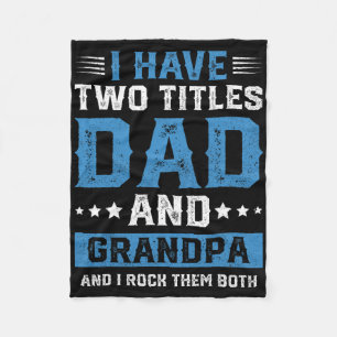 Dad Grandpa Shirt - Best Grandpa Shirts For Men Fa Fleece Blanket