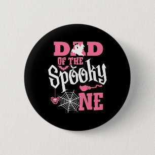 Dad Halloween 1st Birthday Matching Family Spooky 6 Cm Round Badge