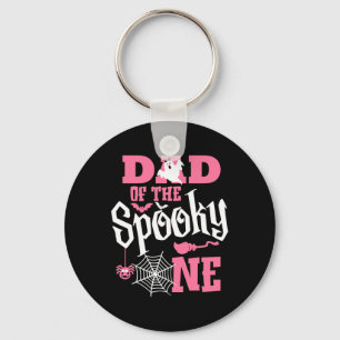 Dad Halloween 1st Birthday Matching Family Spooky Key Ring