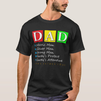 DAD HAPPY FATHER DAY funny T-Shirt