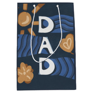 Dad - Happy Father's Day Medium Gift Bag