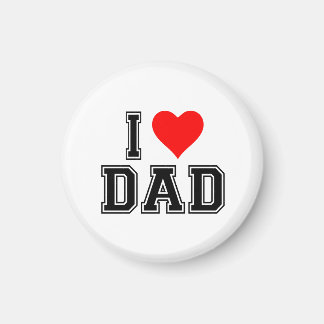 Dad Heart design – Bold and Simple Design Magnet