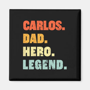 Dad Hero Legend Personalised Custom Name Fathers D Magnet