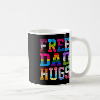 Dad Hugs For Pride Month Lgbt Fathers Day  Coffee Mug