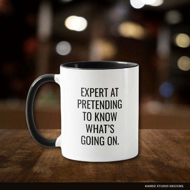 Dad Humour Funny Quote Mug (Design repeats in front and back of mug. Leave as is or write your own.)