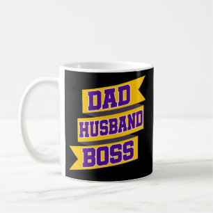 Dad Husband Boss Funny Male Coffee Mug Manager