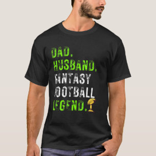 Dad Husband Fantasy Football Legend Trophy  Cute T-Shirt