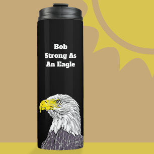 Dad & Husband - Strong As An Eagle Thermal Tumbler