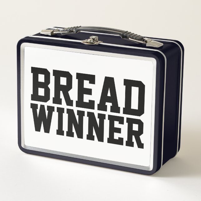 DAD HUSBAND WORK RETRO METAL LUNCHBOX (Front)