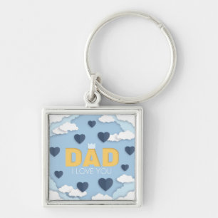 Dad I love you, father's day gift Key Ring