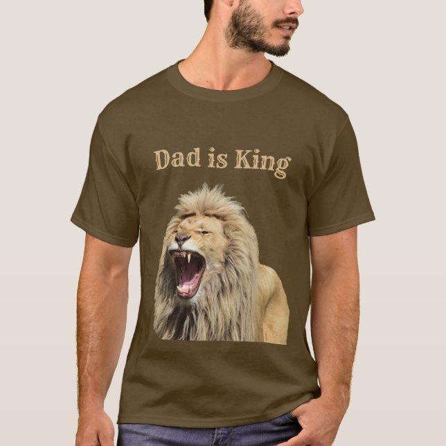 Dad is King Father’s Day Party T-Shirt (Front)