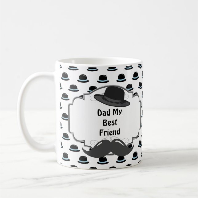 Dad Is My Best Friend  Coffee Mug (Left)