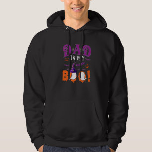 Dad Is My Boo Two Halloween Witch Boo Ghosts Famil Hoodie