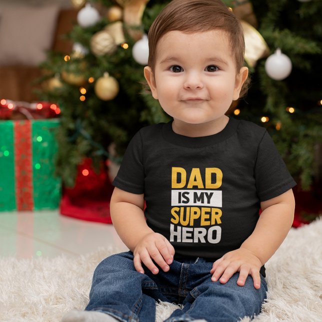 Dad Is My Super Hero Toddler T-Shirt (Creator Uploaded)