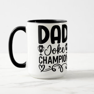 Dad Joke Champion Funny Father’s Day Gift Mug