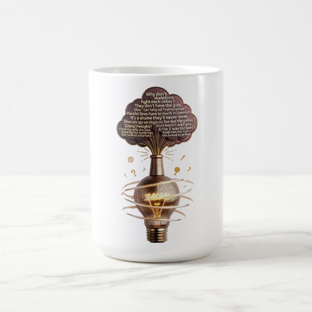 Dad Joke Generator T Shirt, Funny Dad Gift Coffee Mug (Center)